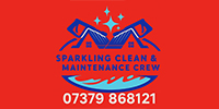 Sparkling Clean & Maintenance Crew Logo