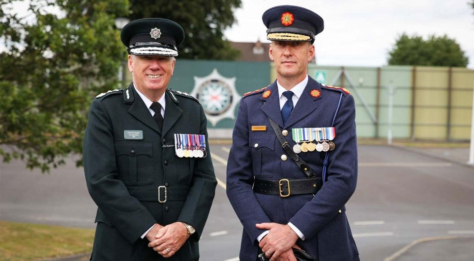 An Garda Síochána Commissioner Joined Chief Constable Jon Boutcher