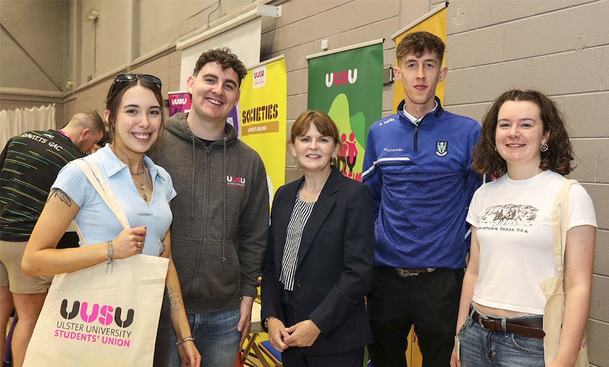 Dr Caoimhe Archibald Attended The Students' Union Freshers Fayre